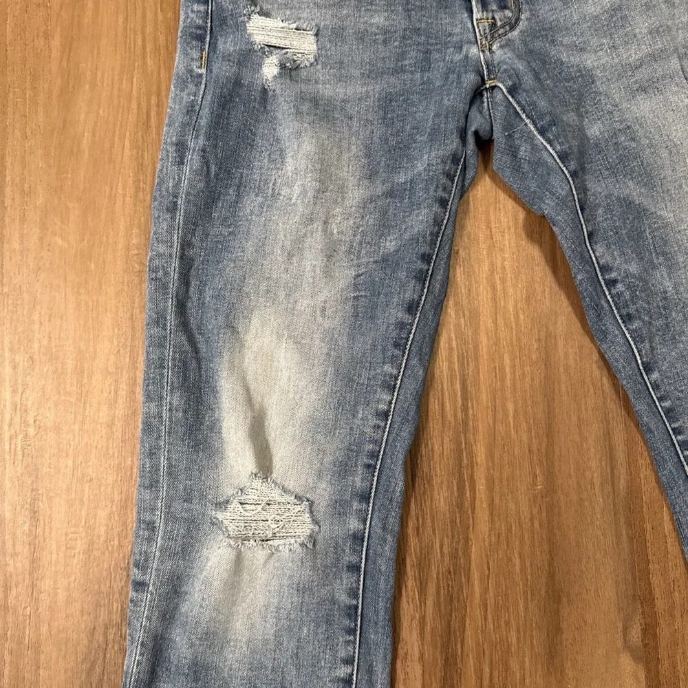 American Eagle Outfitters Next Level Flex Distressed Lght Denim 29x32 Jeans VGUC